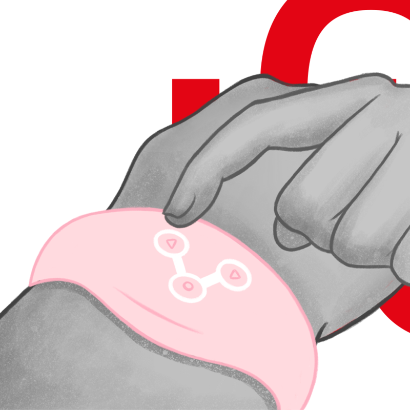 Telecomando Wireless per Sex Toys Watchme Tenore — Rosa