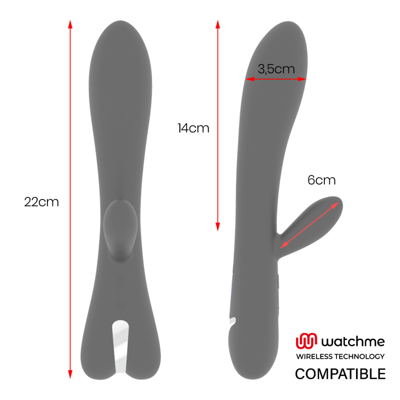 Vibratore Rabbit Brilly Glam Erik — Wireless, 10 Modalità
