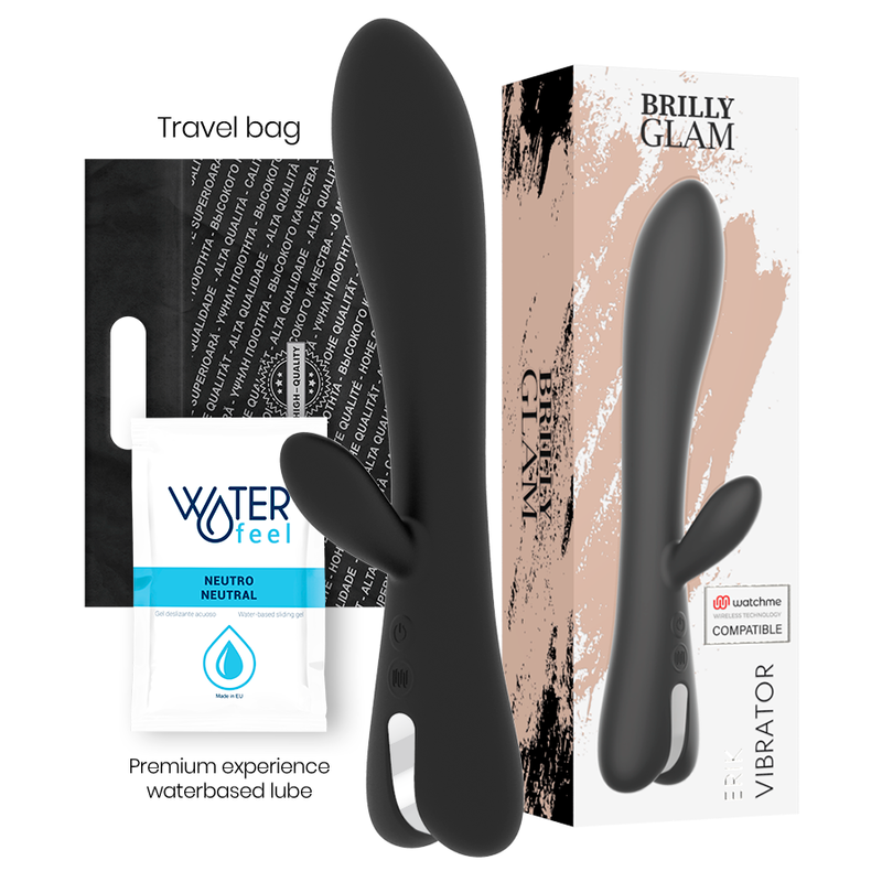 Vibratore Rabbit Brilly Glam Erik — Wireless, 10 Modalità