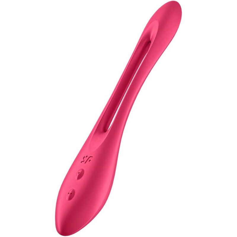 Vibratore di Coppia Flessibile Satisfyer Elastic Joy — Rosso