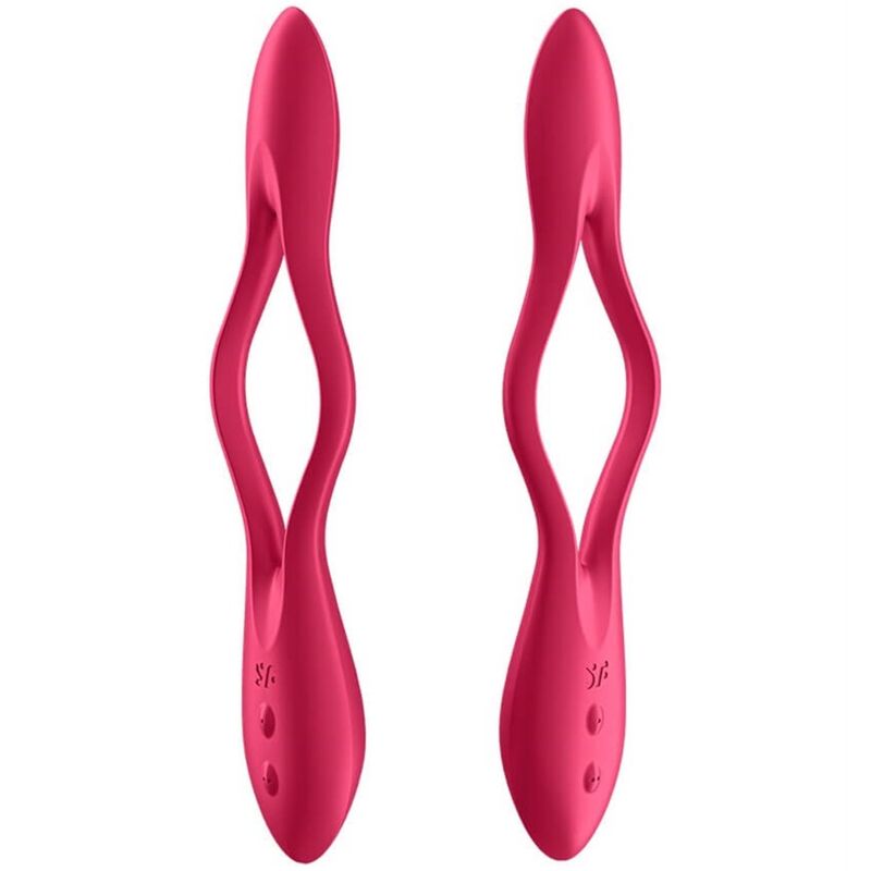 Vibratore di Coppia Flessibile Satisfyer Elastic Joy — Rosso
