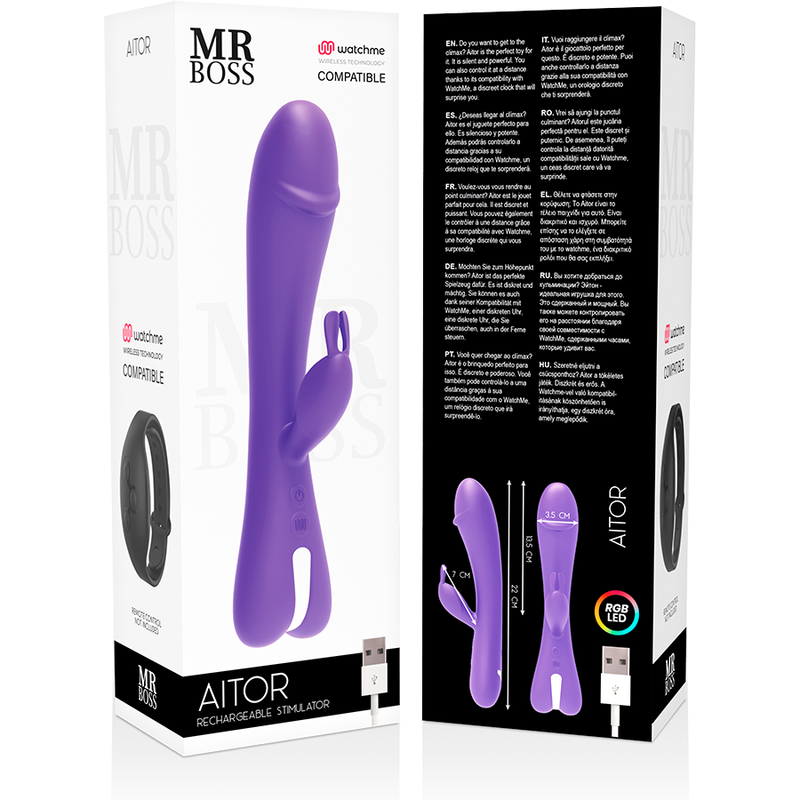 Vibratore Rabbit Wireless Mr. Boss Aitor — Punto G e Clitoride