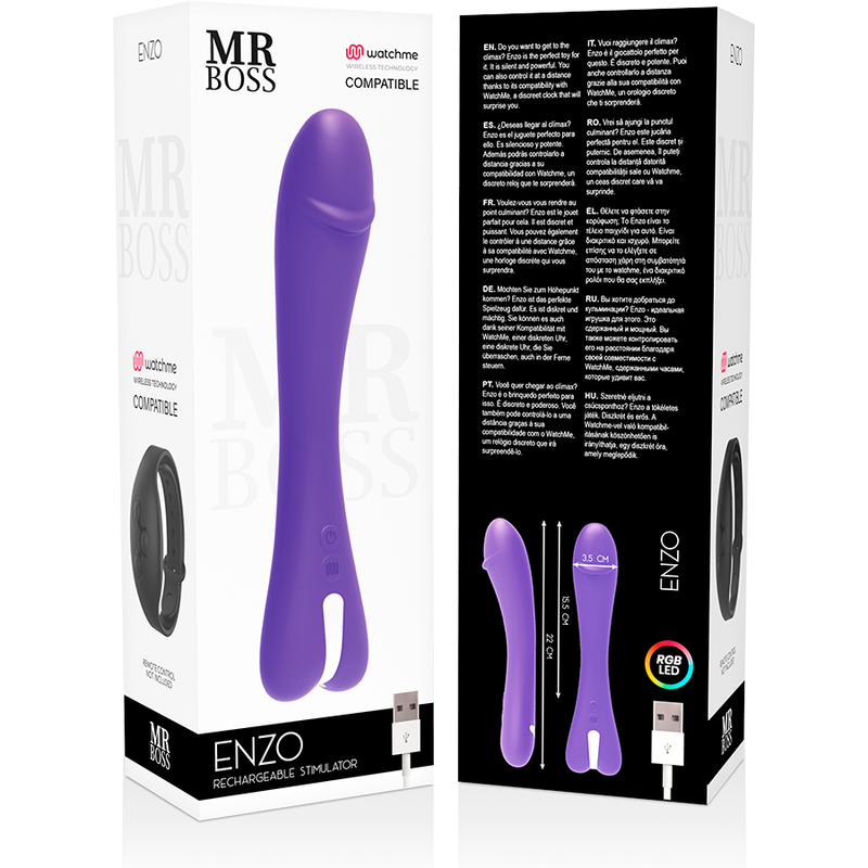 Vibratore con App Wireless Mr. Boss Enzo — 10 Modalità