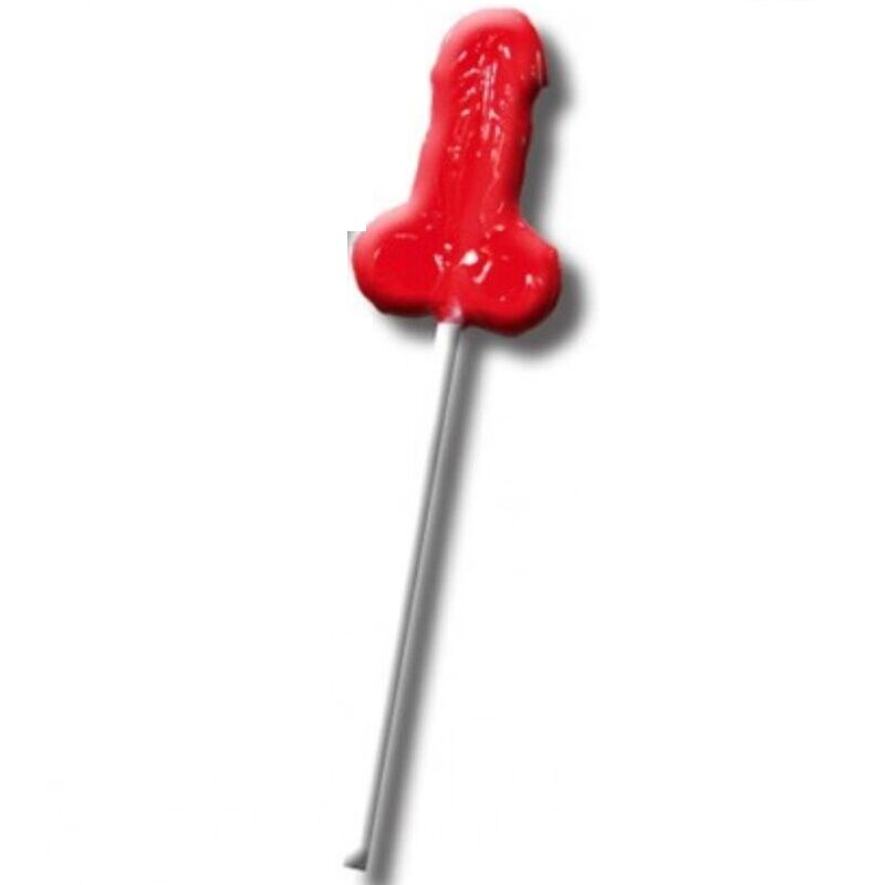 Lecca Lecca Erotico a Forma di Pene Diablo Goloso — Fragola