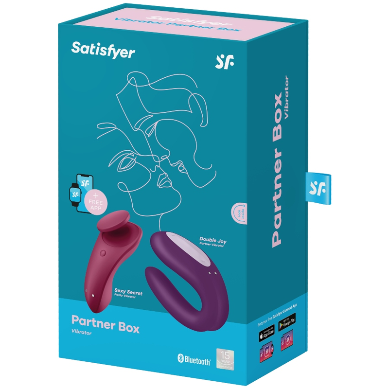 Kit Vibratori Coppia Satisfyer Partner Box 1 — App Connect