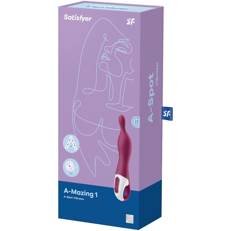 Vibratore Punto A Satisfyer A-Mazing 1 — Silicone, Doppio Motore