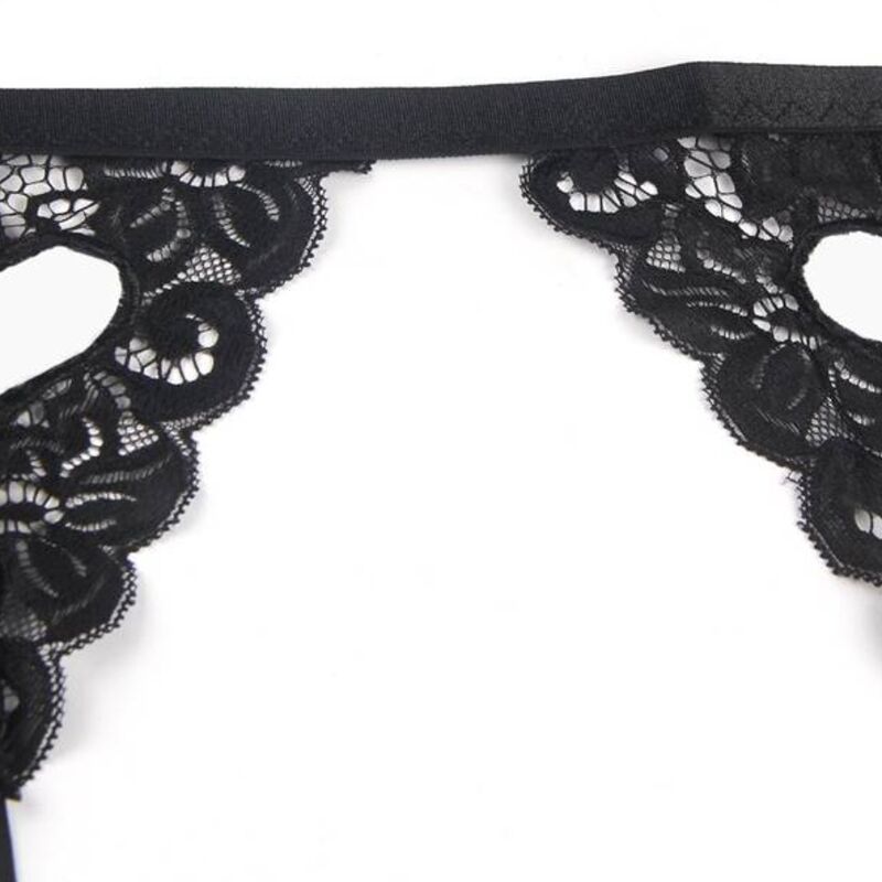 Lingerie Sexy Set 3 Pezzi Subblime — Bra, Reggicalze e Perizoma L/XL