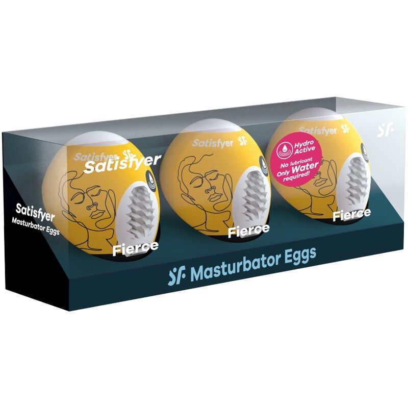 Uovo Masturbatore Satisfyer Eggcited Fierce — Set 3 Pezzi
