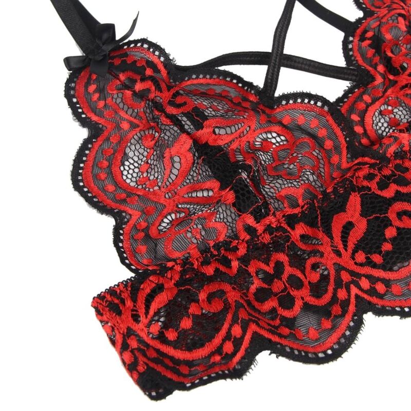 Lingerie Sexy Due Pezzi in Pizzo Subblime — Taglia M