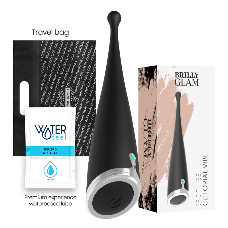 Vibratore Clitoride Brilly Glam Spot Vibe — Silicone, USB
