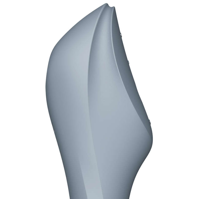 Vibratore Rabbit Air Pulse Satisfyer Curvy Trinity 3 — Grigio