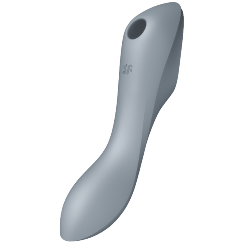 Vibratore Rabbit Air Pulse Satisfyer Curvy Trinity 3 — Grigio