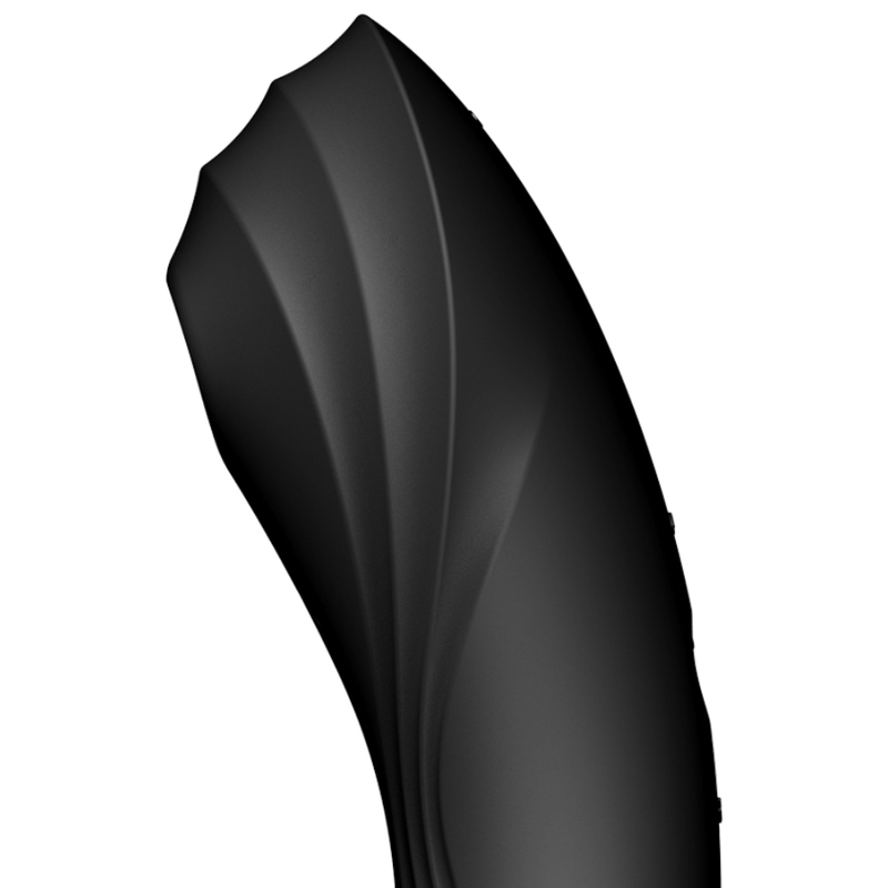Vibratore Rabbit Air Pulse Satisfyer Curvy Trinity 4 — Nero