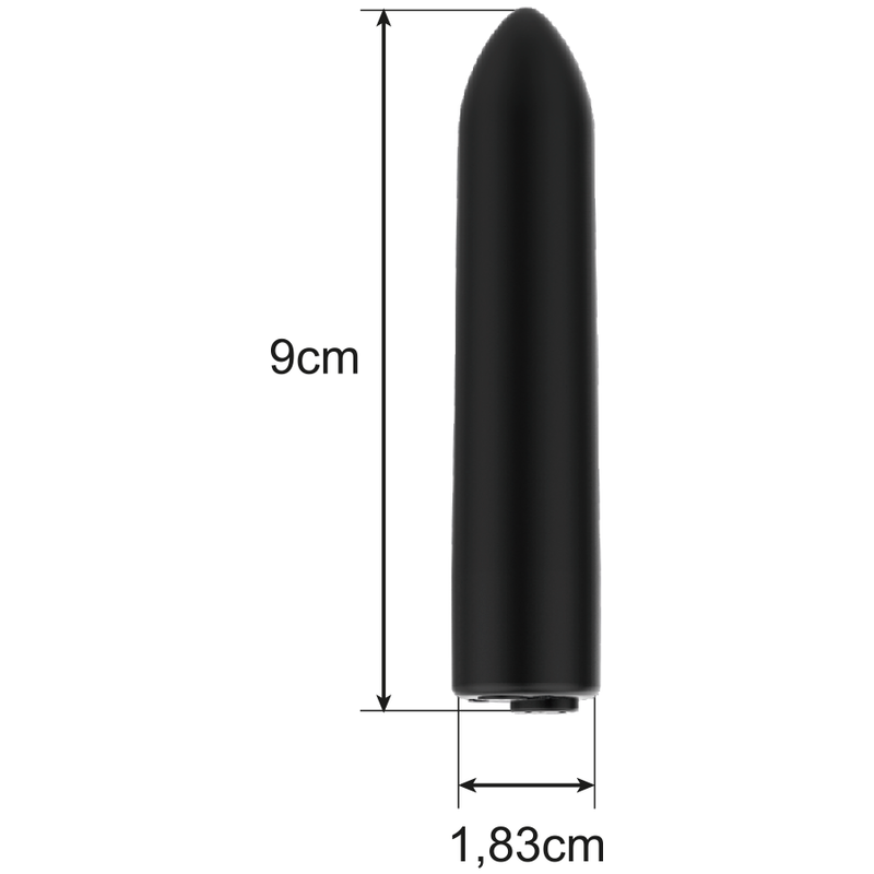 Vibratore Bullet Intense — 10 Modalità, 8,5 cm