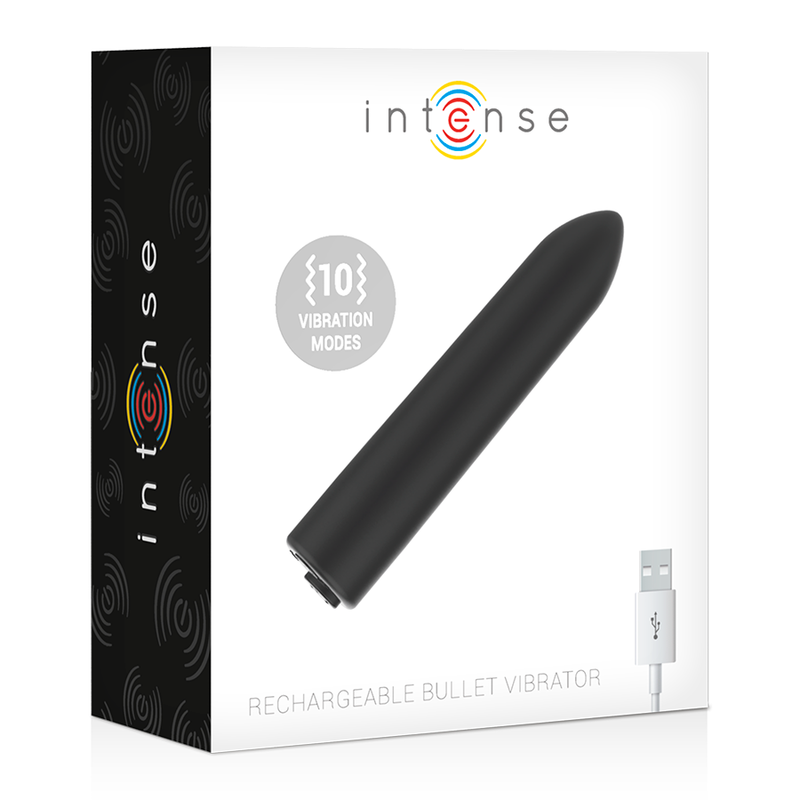 Vibratore Bullet Intense — 10 Modalità, 8,5 cm
