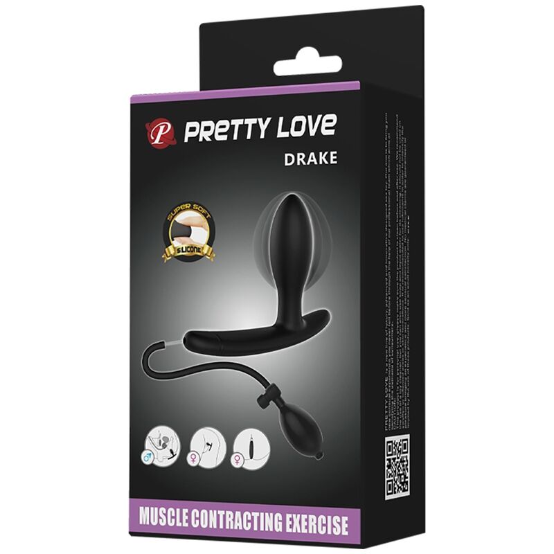 Plug Anale Gonfiabile Pretty Love Drake — con Pompa