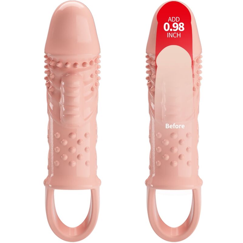 Guaina Fallica Vibrante Pretty Love Cecelia — TPR con Anello