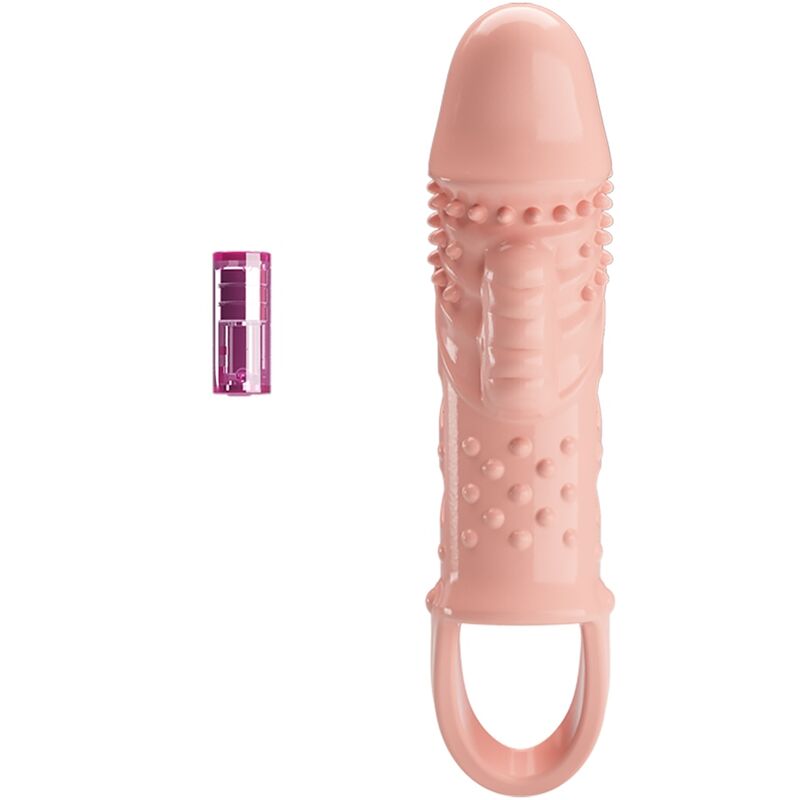 Guaina Fallica Vibrante Pretty Love Cecelia — TPR con Anello
