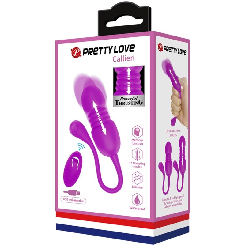 Uovo Vibrante con Telecomando Pretty Love Callieri — 12 Modalità