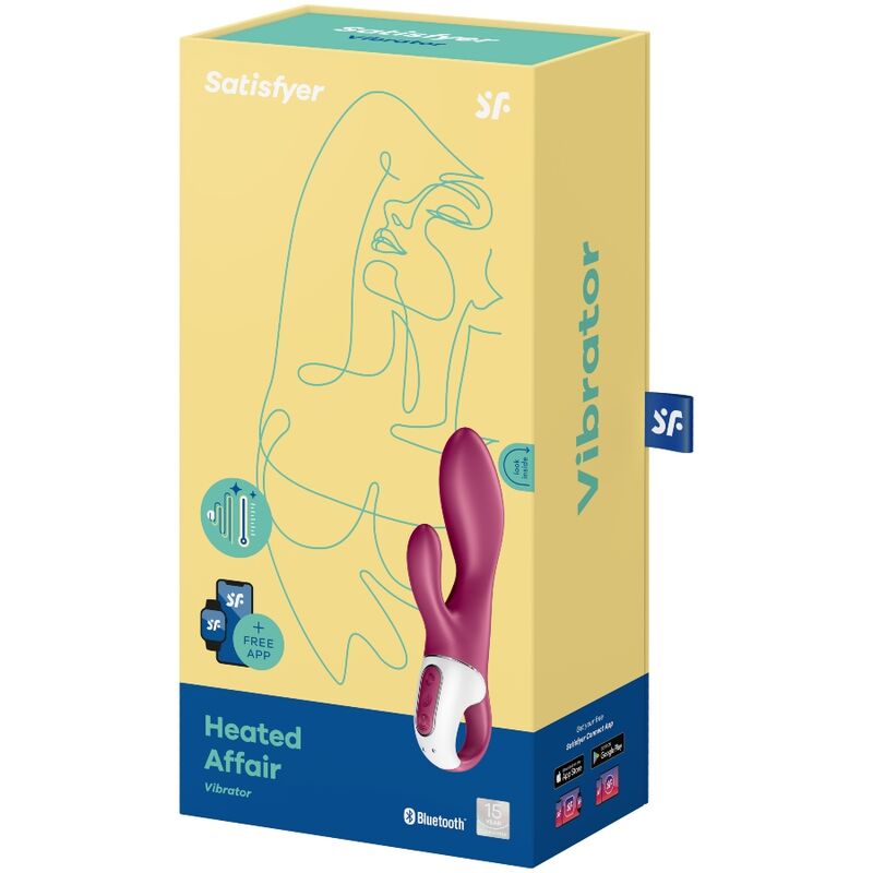 Vibratore Rabbit Riscaldante Satisfyer Heated Affair — Punto G
