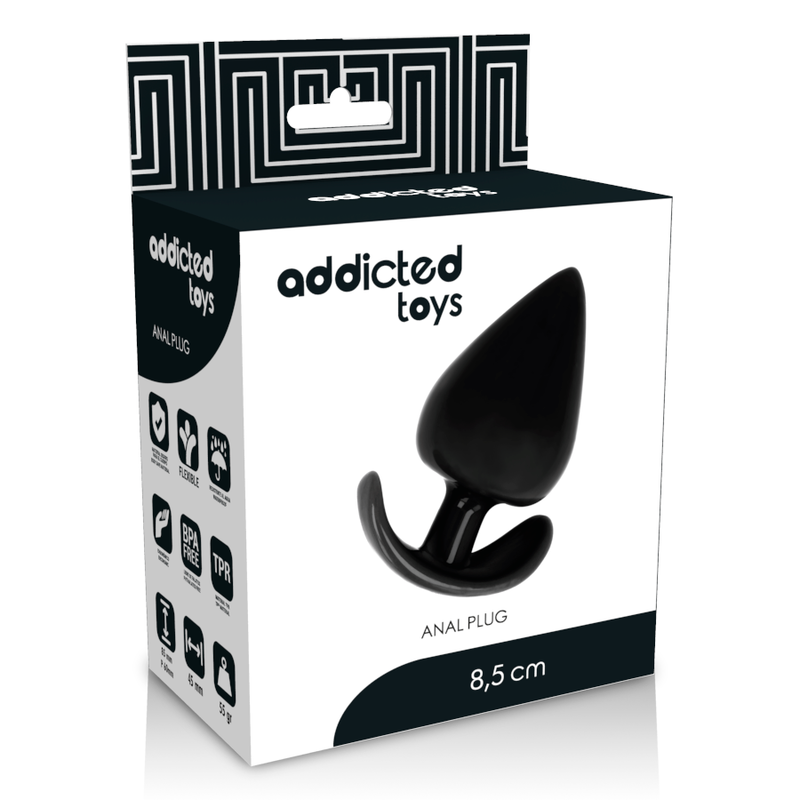 Plug Anale Addicted Toys — Silicone Doppia Densità 8.5 cm