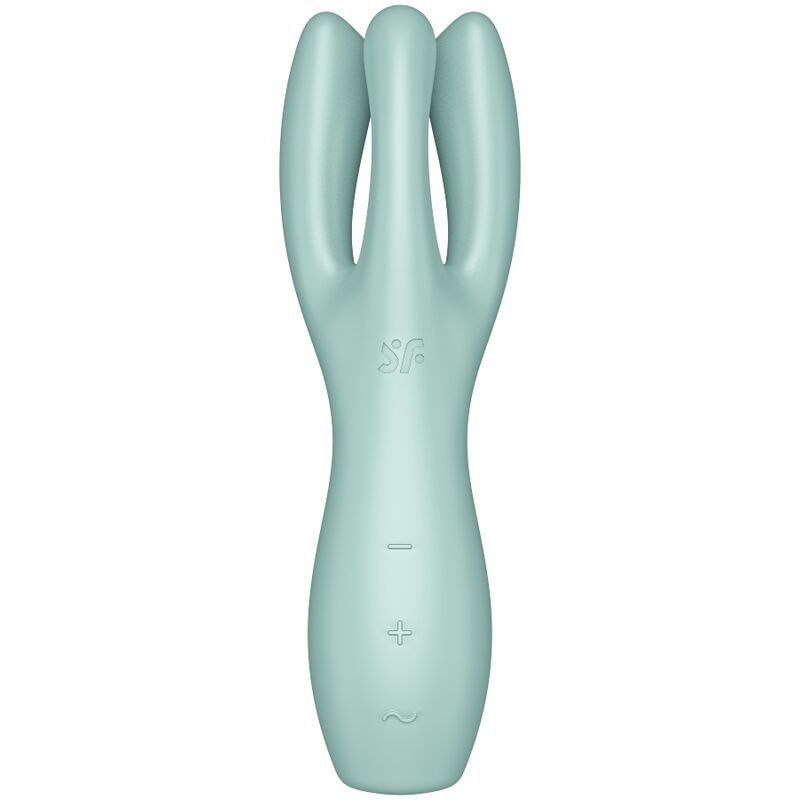 Vibratore Clitoride Satisfyer Threesome 3 — 3 Motori, Menta