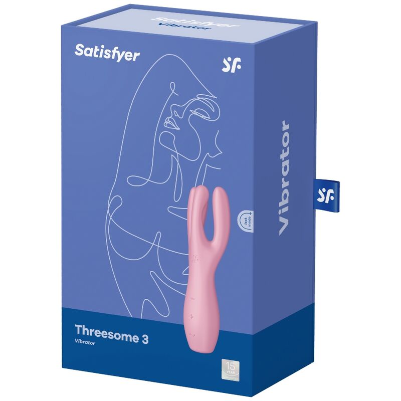 Vibratore Clitoride Satisfyer Threesome 3 — 3 Motori, Rosa