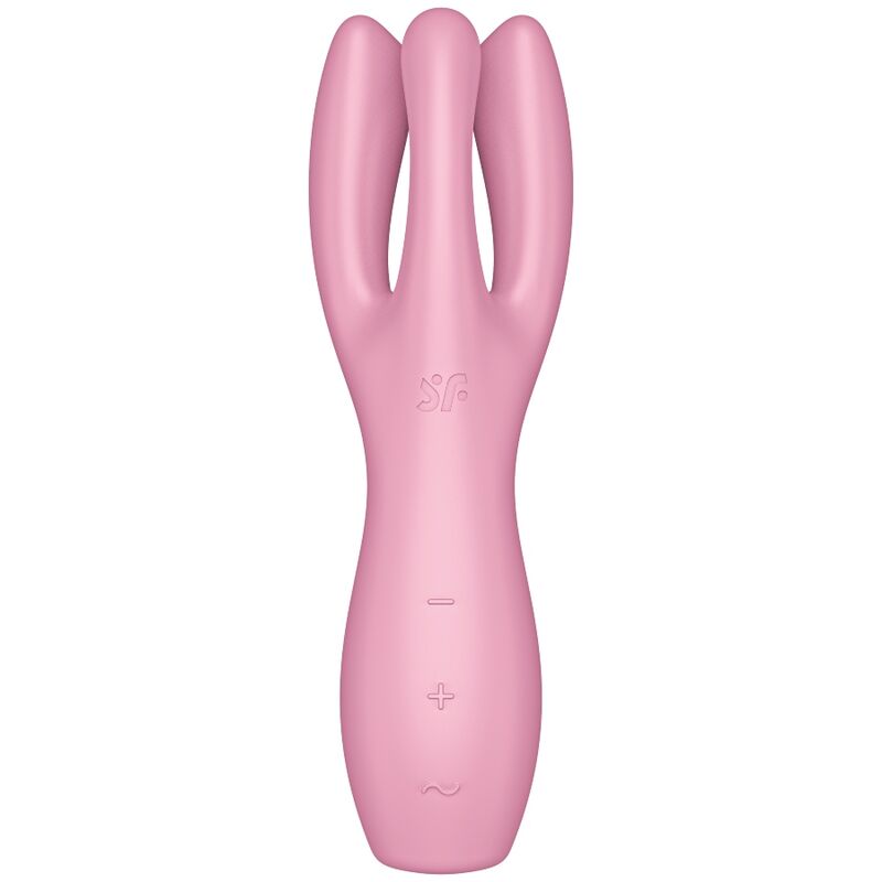 Vibratore Clitoride Satisfyer Threesome 3 — 3 Motori, Rosa