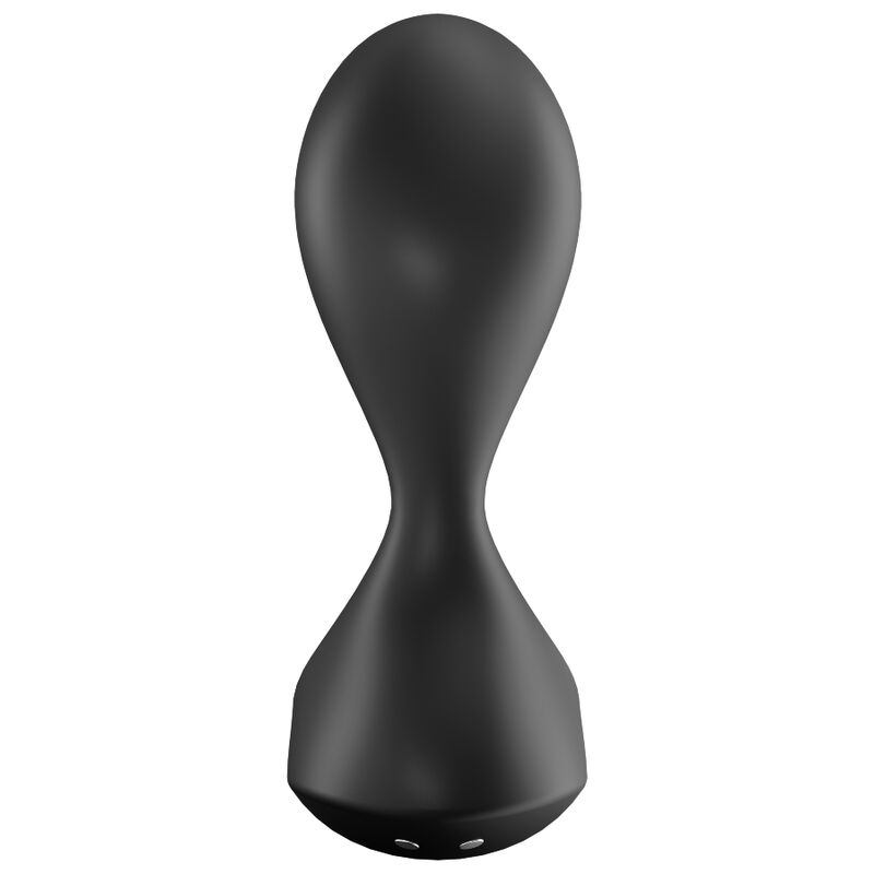 Plug Anale Vibrante App Satisfyer Sweet Seal — Silicone, Nero