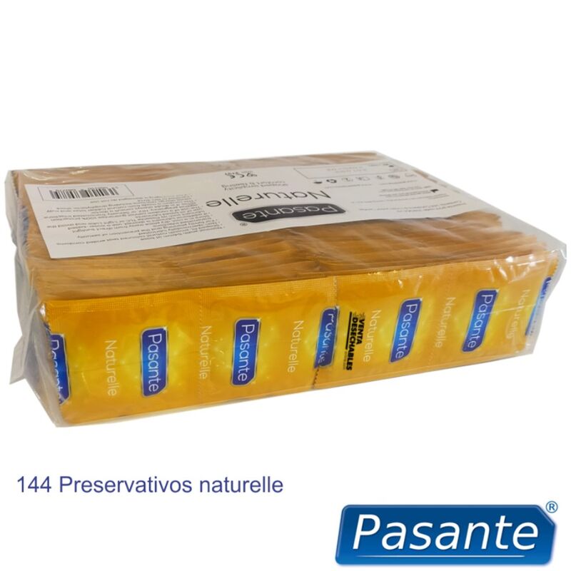 Preservativi Non Lubrificati Pasante Naturelle — 144 Unità