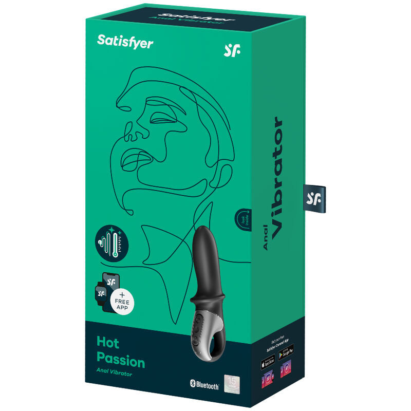 Plug Anale Vibrante Satisfyer Hot Passion — App, Riscaldante