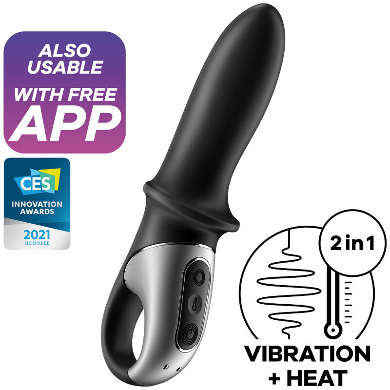 Plug Anale Vibrante Satisfyer Hot Passion — App, Riscaldante