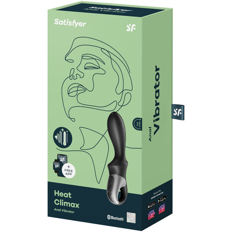 Vibratore Anale con Riscaldamento Satisfyer Heat Climax — App