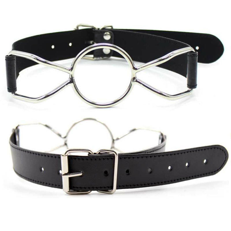 Bavaglio Bocca Ragno OHMAMA FETISH - PVC/Ferro