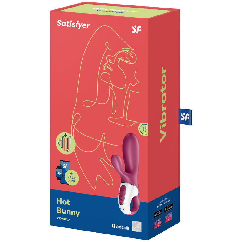Vibratore Rabbit Riscaldante Satisfyer Hot Bunny — Punto G