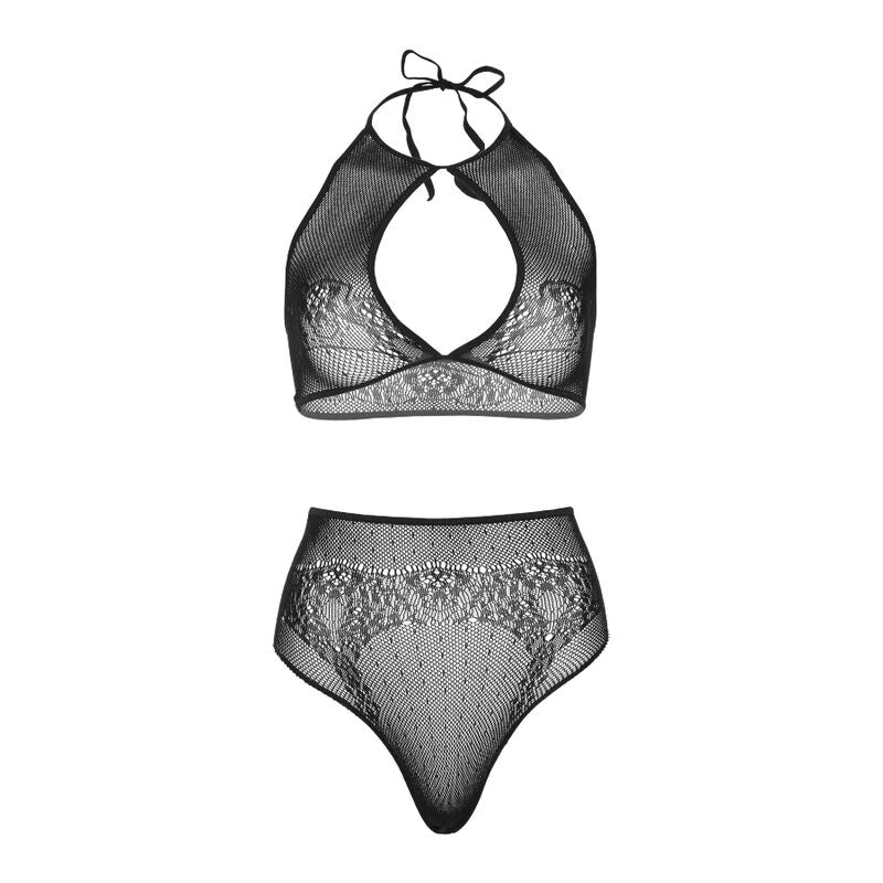 Lingerie Sexy Leg Avenue Crop Top e Perizoma — Taglia Unica