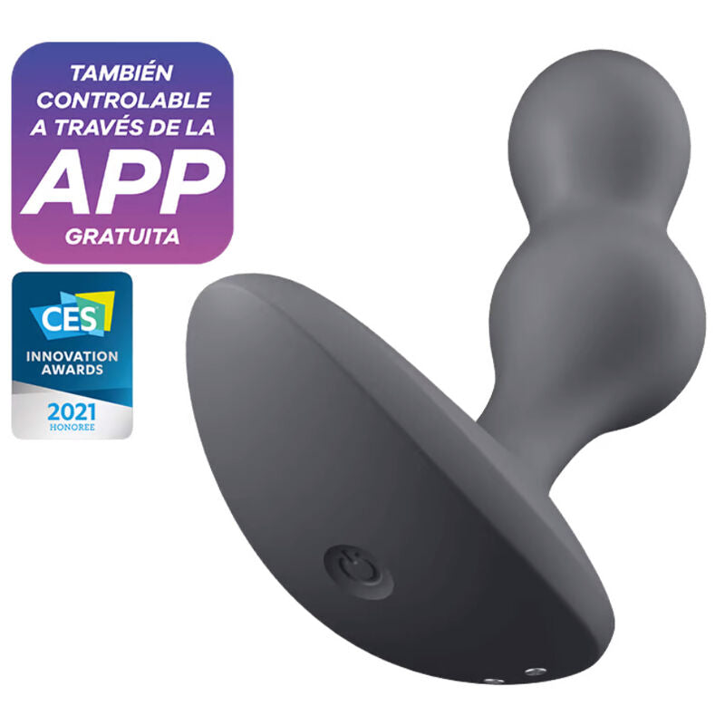Plug Anale Vibrante Satisfyer Deep Diver — App Connect, Grigio