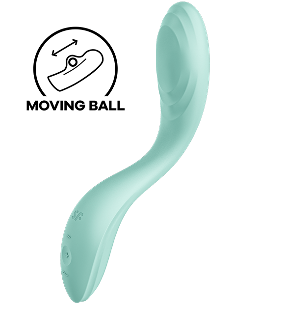 Vibratore Punto G Satisfyer Rrrolling Pleasure — Verde