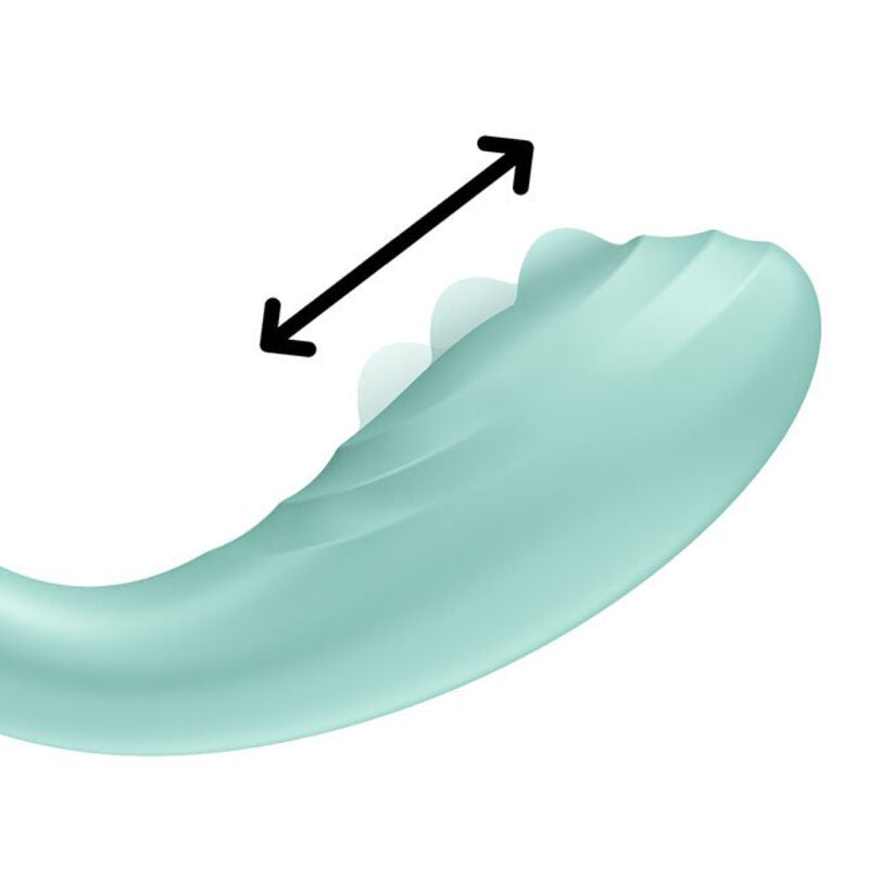 Vibratore Punto G Satisfyer Rrrolling Pleasure — Verde