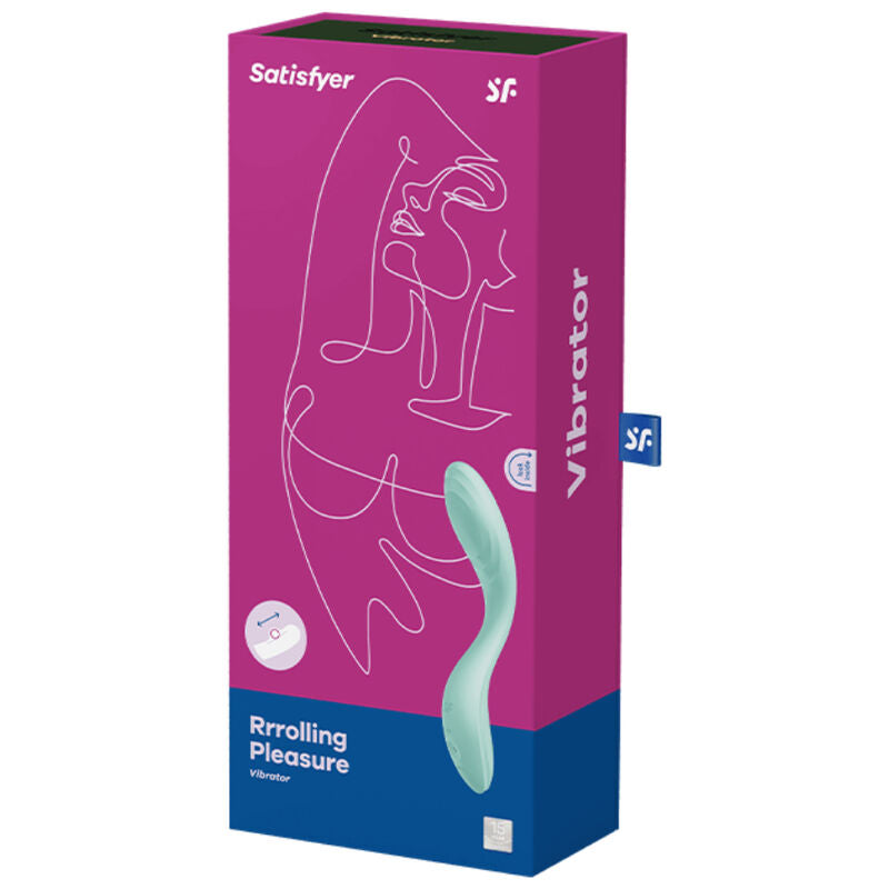 Vibratore Punto G Satisfyer Rrrolling Pleasure — Verde