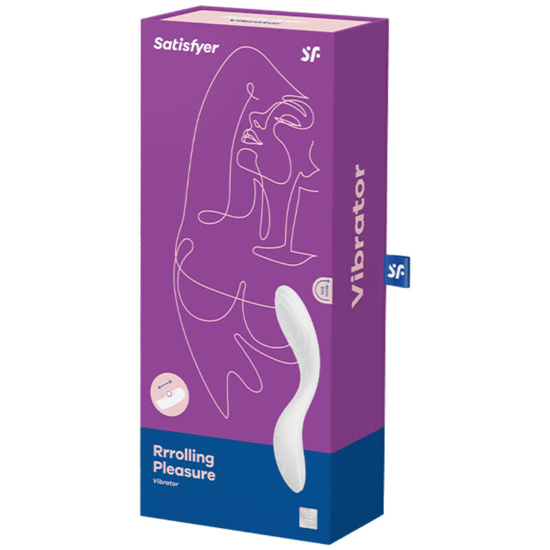 Vibratore Punto G Satisfyer Rrrolling Pleasure — Bianco