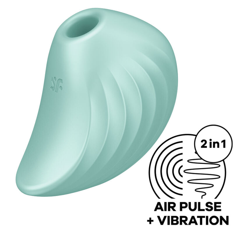 Succhia Clitoride Satisfyer Pearl Diver — Vibratore, Verde