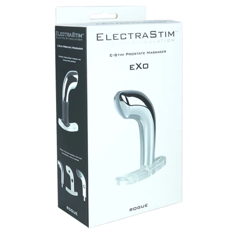 Massaggiatore Prostatico E-Stim Electrastim Exo Rogue — Metallo