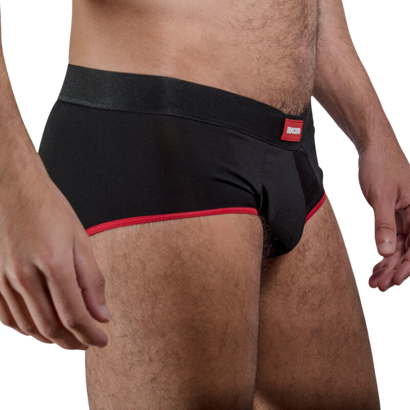 Slip Uomo con Coppa di Rinforzo Macho MS24R — Lycra, XL
