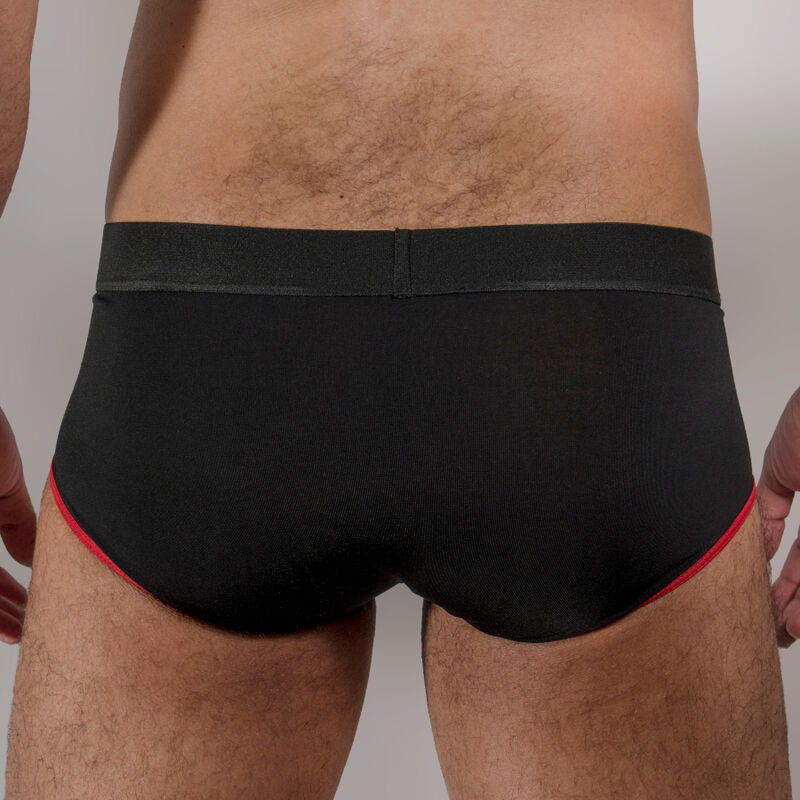 Slip Uomo con Coppa di Rinforzo Macho MS24R — Lycra, XL