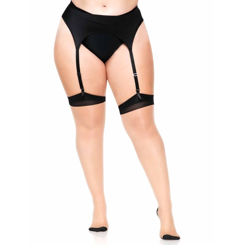 Calze Autoreggenti Bicolore Leg Avenue — Cucitura Posteriore