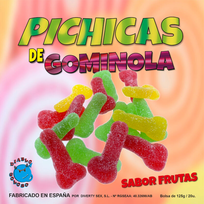 Caramelle Gommose Erotiche Diablo Goloso Pichitas — Gusto Frutta