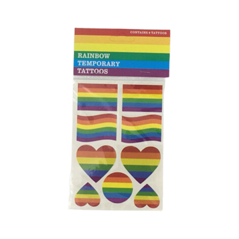Tatuaggi Temporanei Bandiera LGBT Pride — Set Arcobaleno
