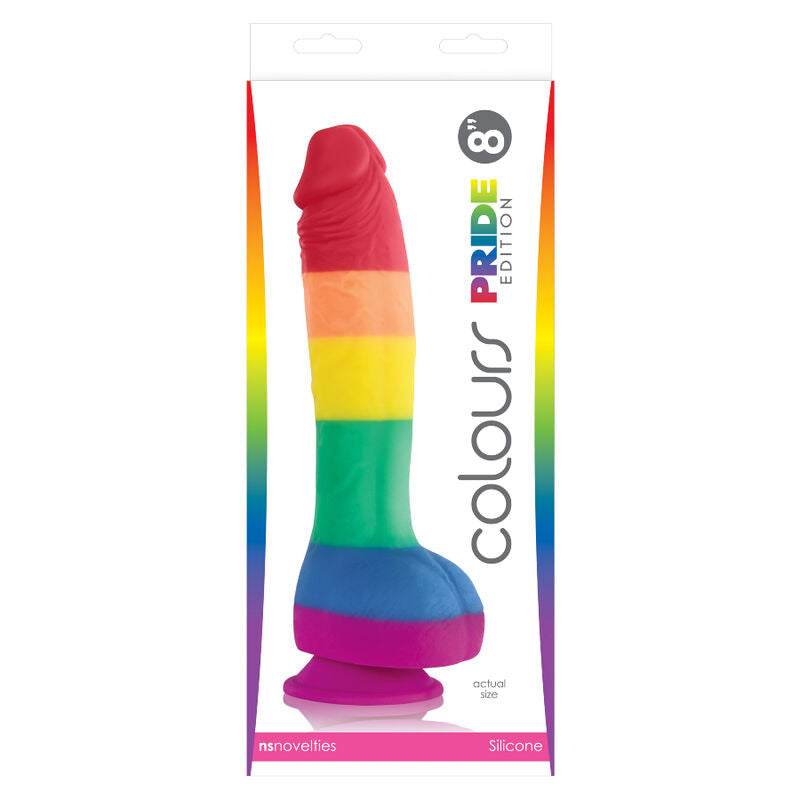 Dildo Realistico Arcobaleno NS Novelties Pride Edition — 19 cm