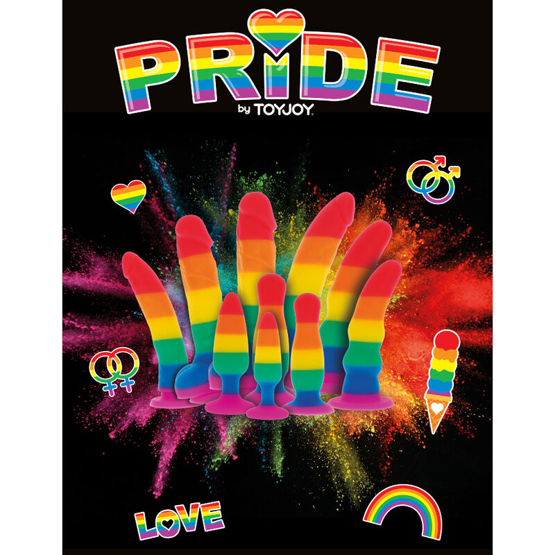 Dildo Realistico Arcobaleno NS Novelties Pride Edition — 19 cm
